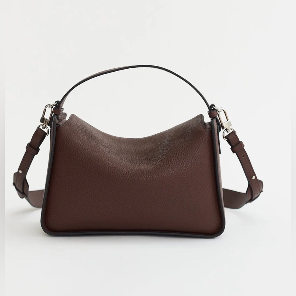 The Horse Brown Pebbled Leather Shoulder Hobo - Picture 6 of 12